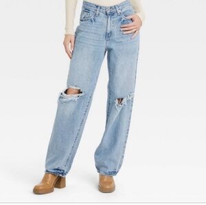 Universal thread Women's Mid-Rise 90's Baggy Jeans